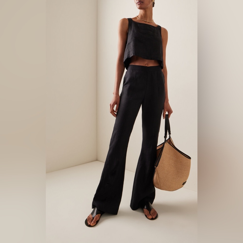 Posse Tia trousers black linen pants
